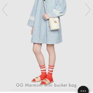 GUCCI MARMONT MINI BUCKET BAG